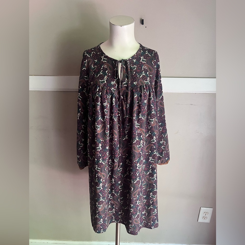 Auditions Paisley Print Blouse in Black, Teal, Pink